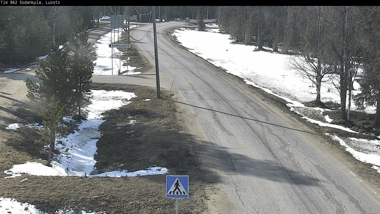 Weather Camera Image Road 962 Sodankylä, Luosto, Sodankylä, Lappi