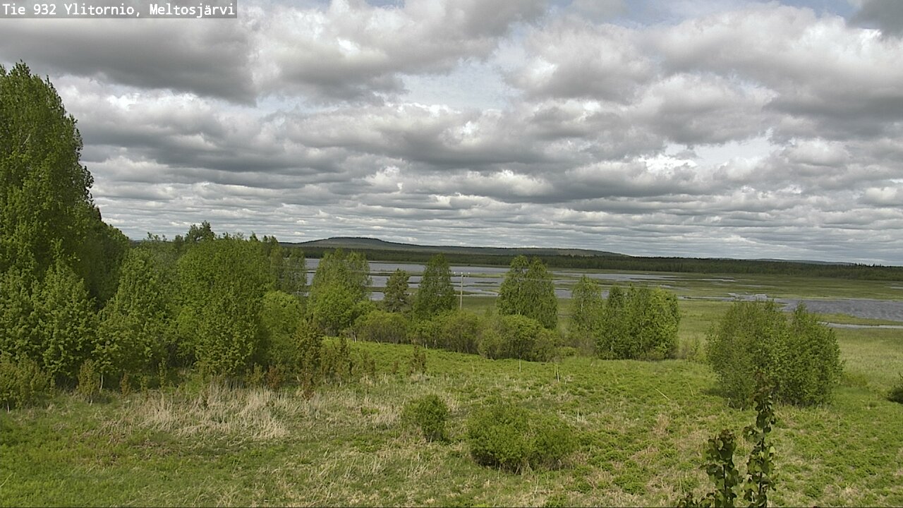 Weather Camera Image Väg 932 Övertorneå, Meltosjä, Ylitornio, Lappi