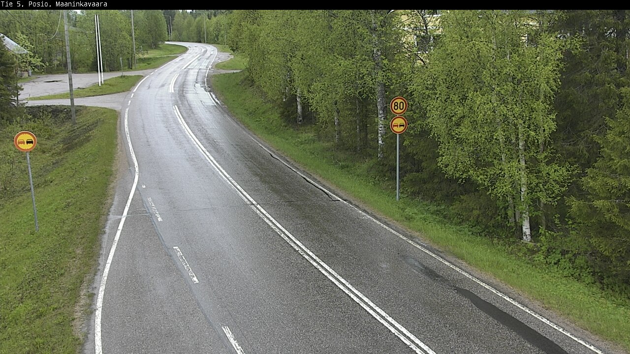 Kelikamerat Kuva Tie 5 Posio, Maaninkavaara, Posio, Lappi