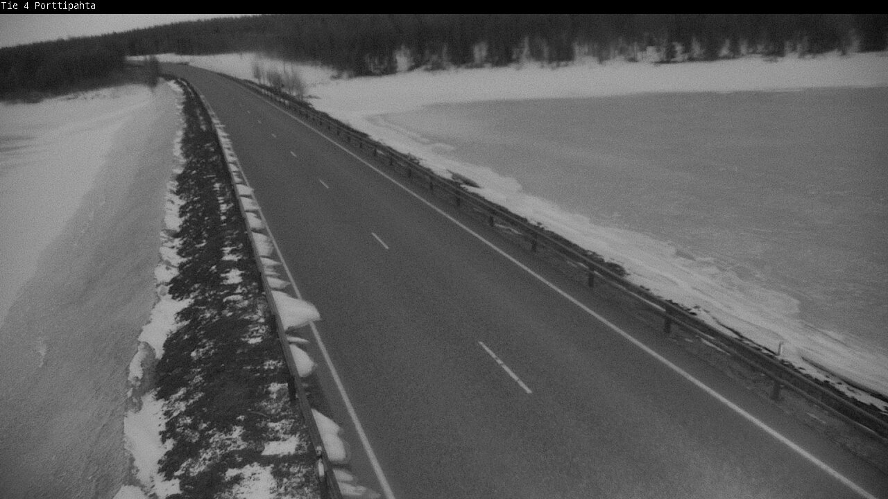 Weather Camera Image Väg 4 Sodankylä, Porttipahta, Sodankylä, Lappi