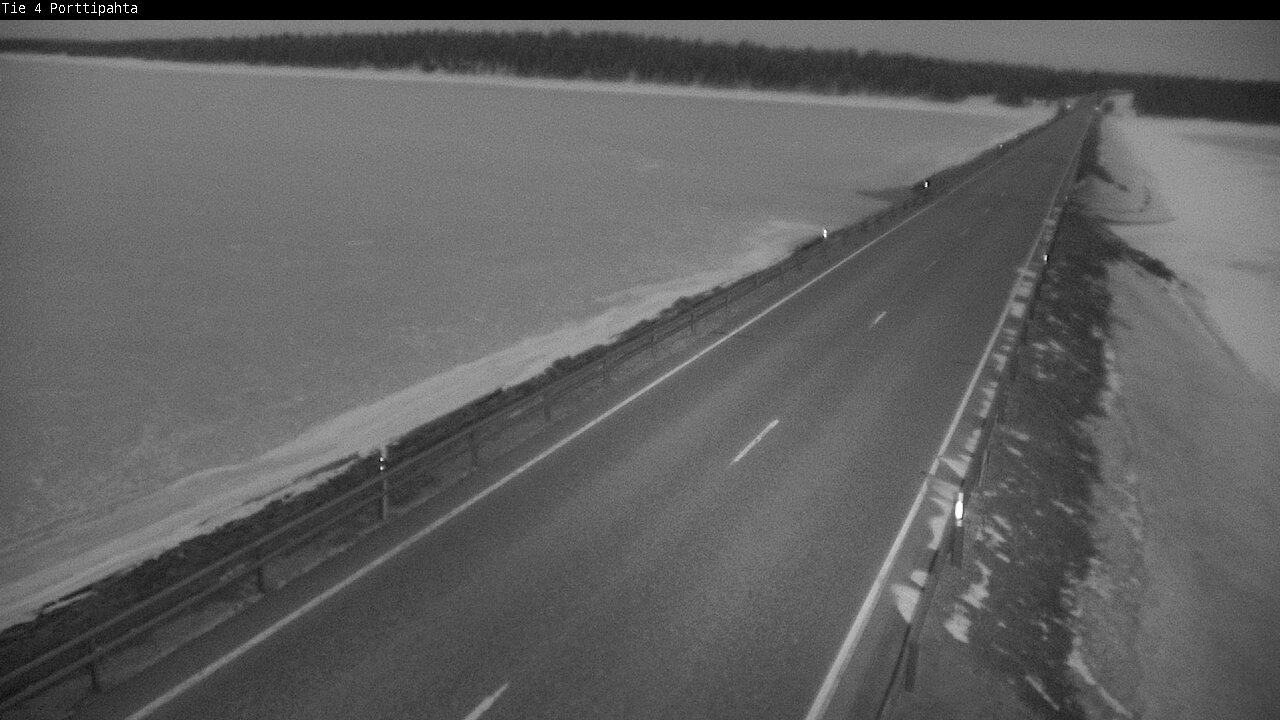 Weather Camera Image Väg 4 Sodankylä, Porttipahta, Sodankylä, Lappi