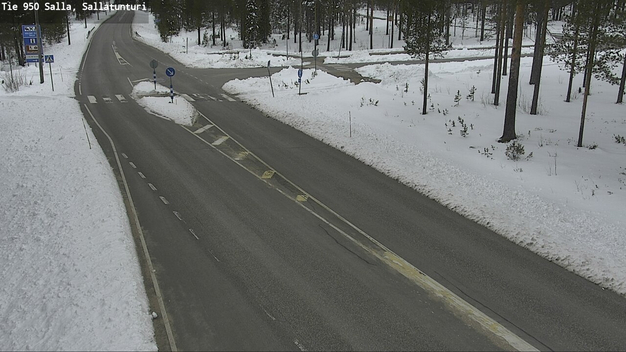 Weather Camera Image Road 950 Salla, Sallatunturi, Salla, Lappi