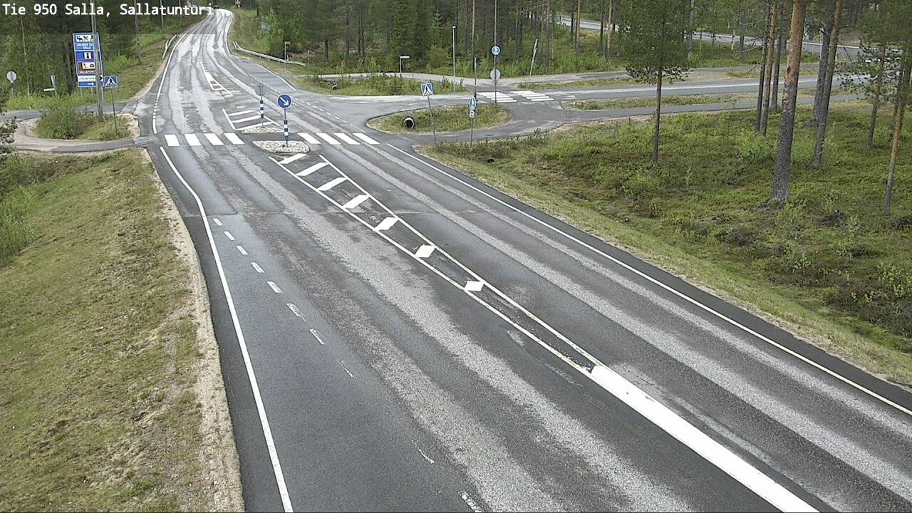 Weather Camera Image Väg 950 Salla, Sallatunturi, Salla, Lappi