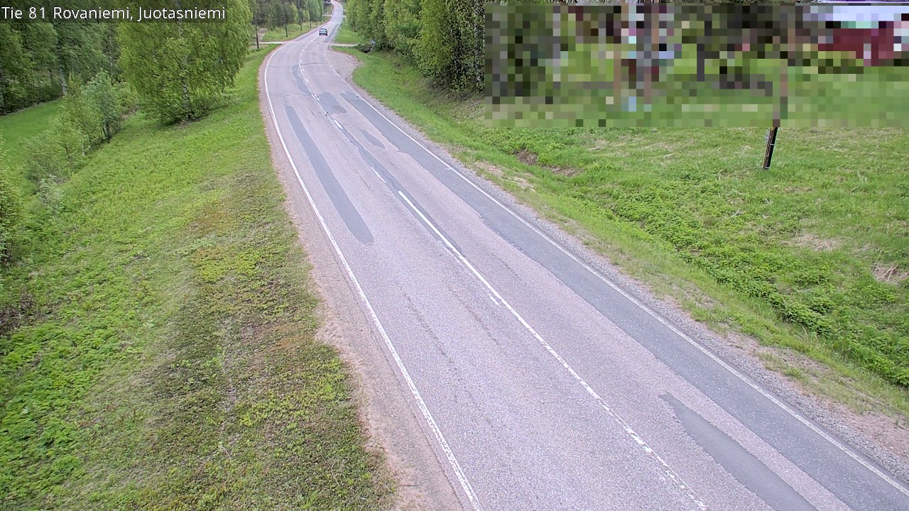Weather Camera Image Väg 81 Rovaniemi, Juotasniem, Rovaniemi, Lappi