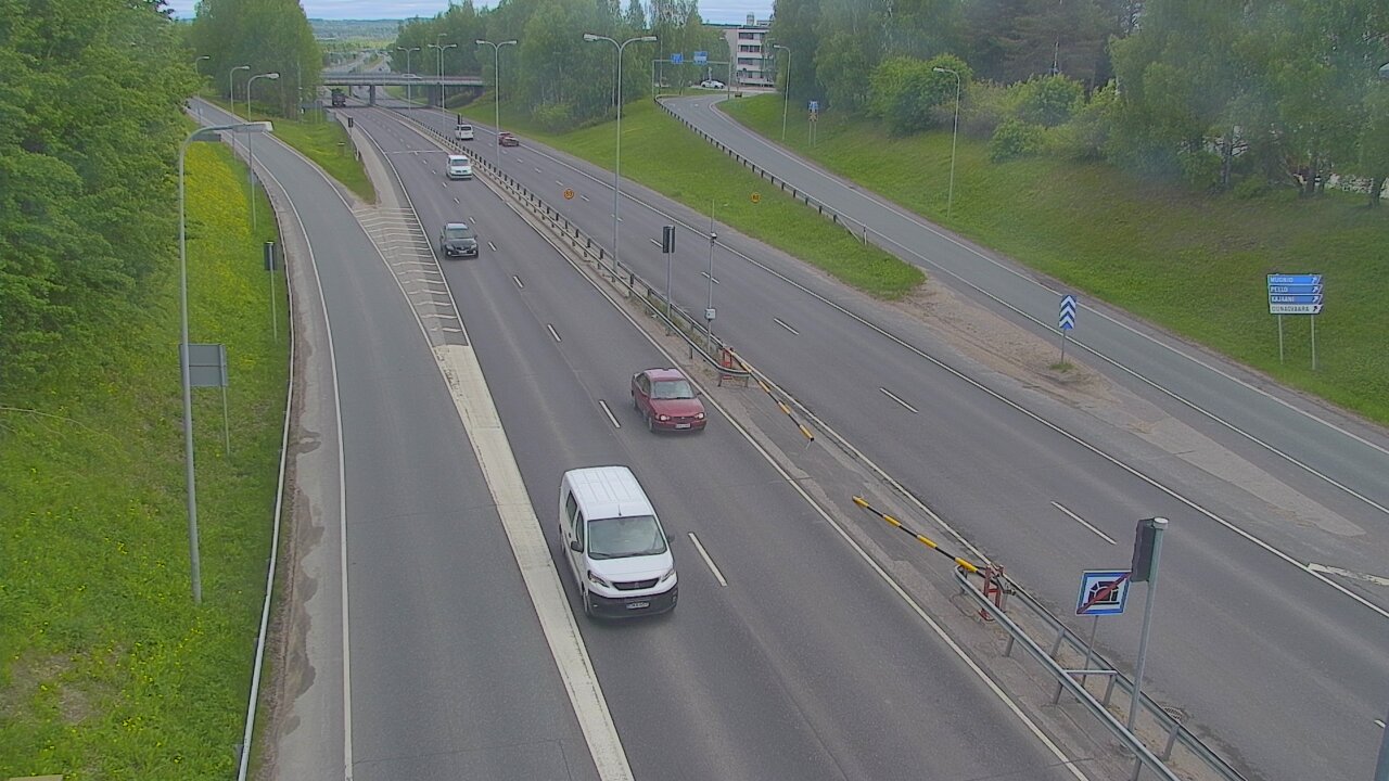 Weather Camera Image Road 4, Rovaniemi, Revontuli pohjoinen, Rovaniemi, Lappi