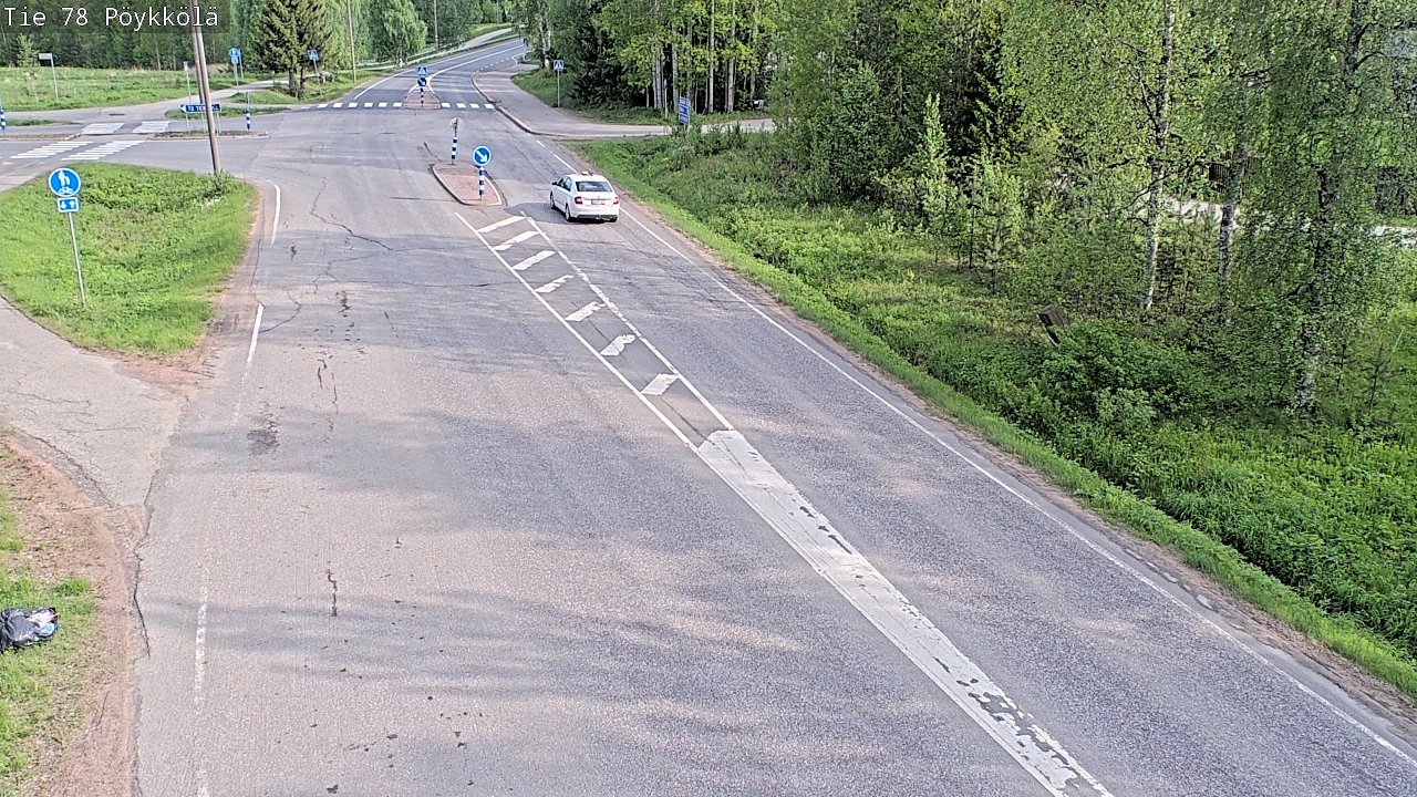 Kelikamerat Kuva Tie 78 Rovaniemi, Pöykkölä, Rovaniemi, Lappi