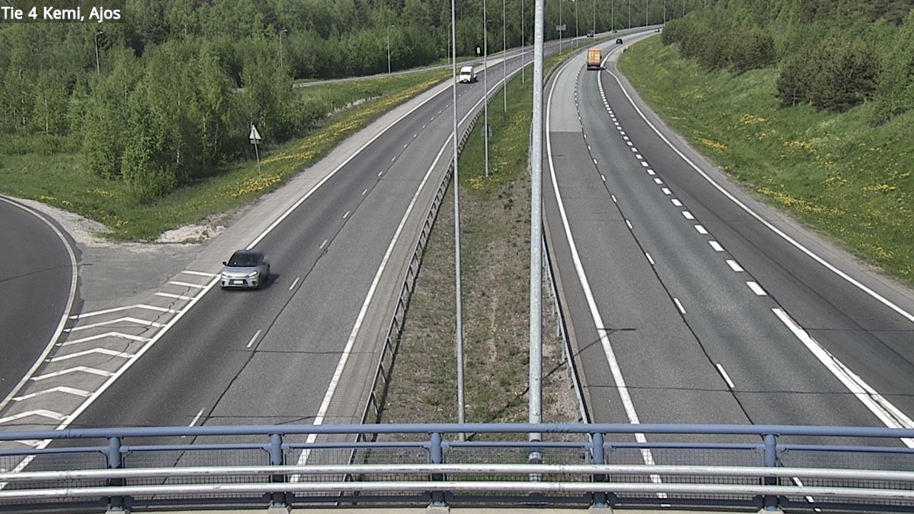 Weather Camera Image Väg 4 Kemi, Ajos, Kemi, Lappi