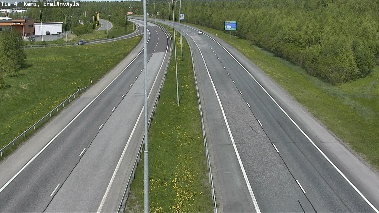 Weather Camera Image Road 4 Kemi, Etelänväylä, Kemi, Lappi