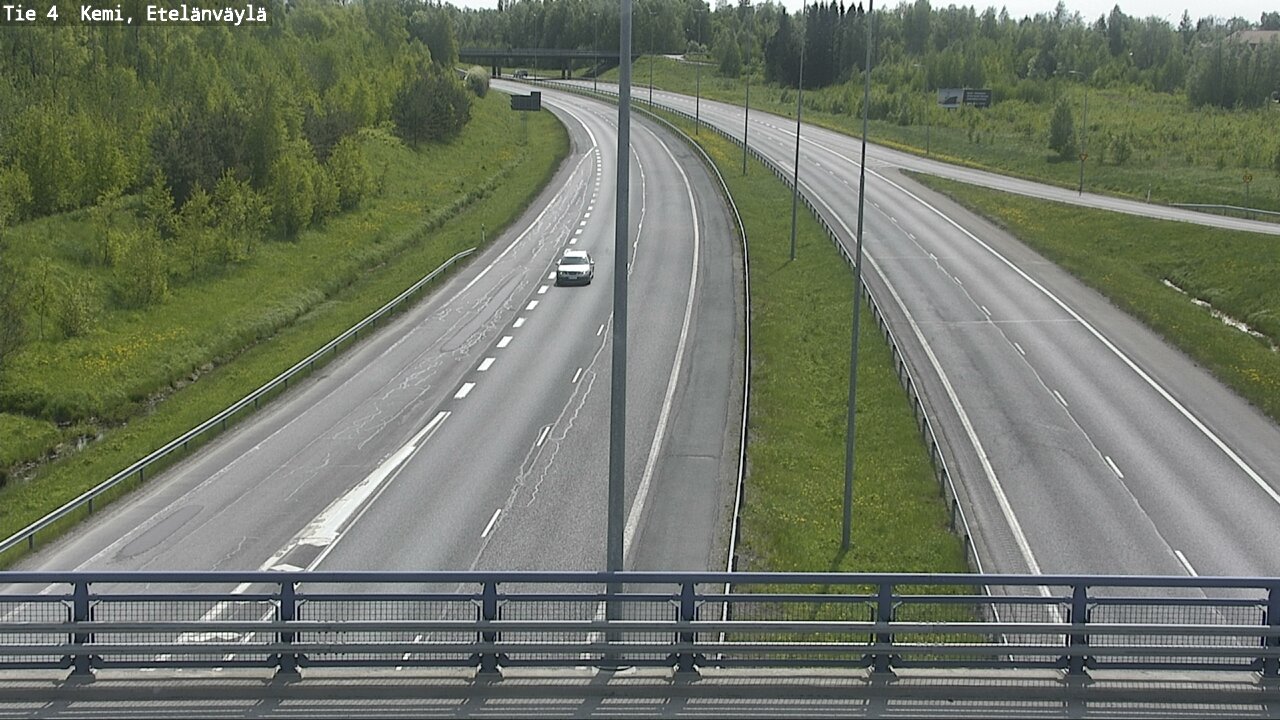 Weather Camera Image Väg 4 Kemi, Etelänväylä, Kemi, Lappi