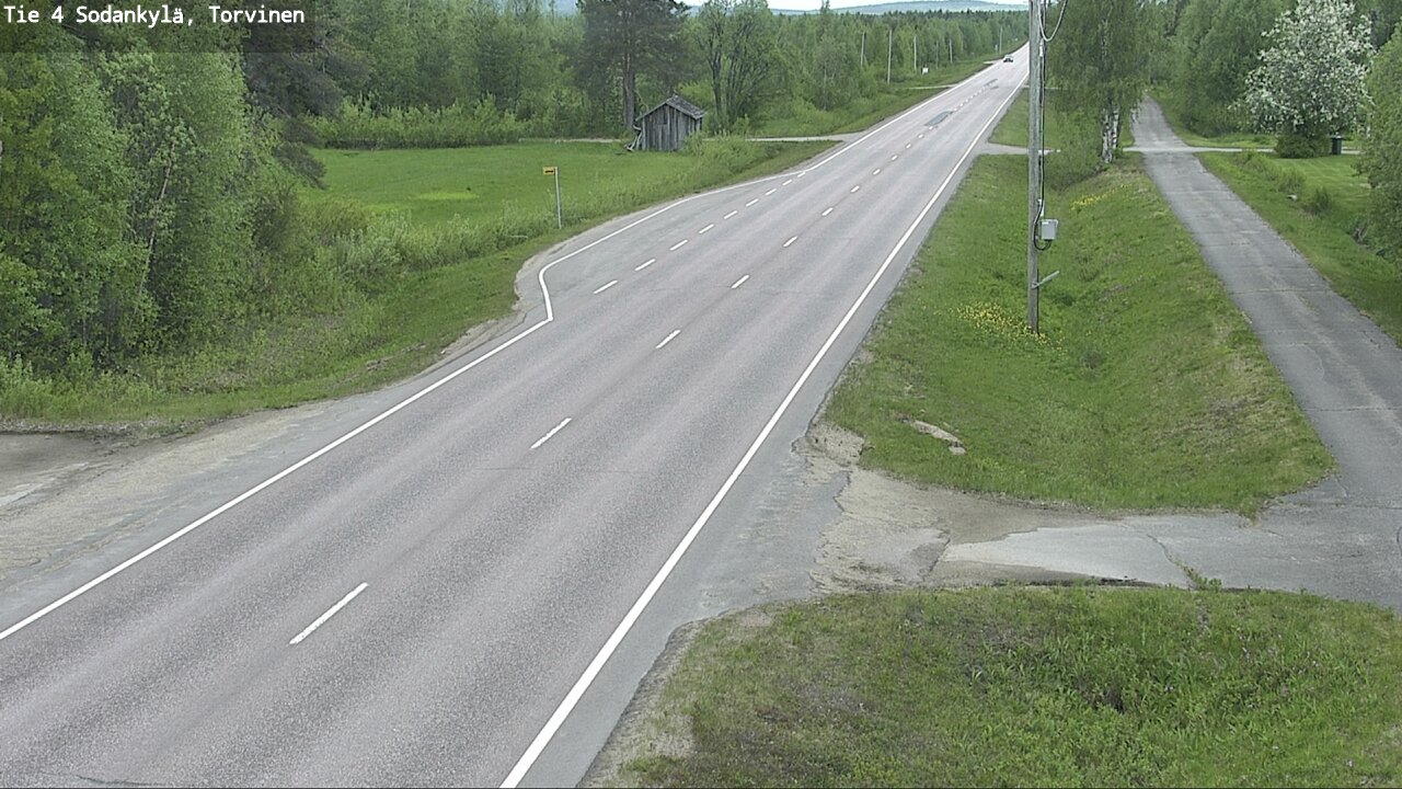 Weather Camera Image Väg 4 Sodankylä, Torvinen, Sodankylä, Lappi