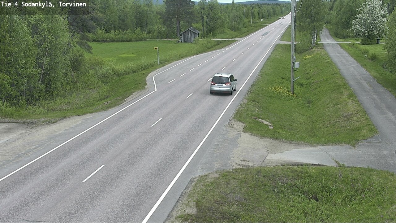 Weather Camera Image Väg 4 Sodankylä, Torvinen, Sodankylä, Lappi