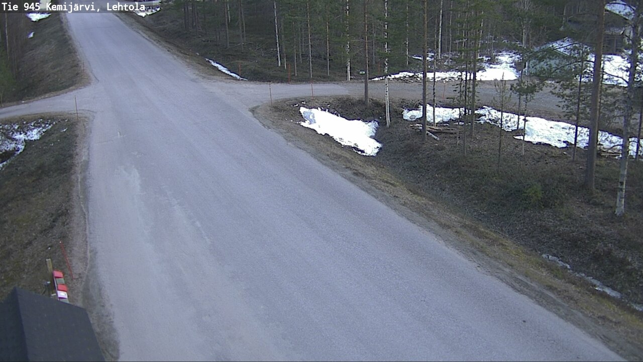 Weather Camera Image Väg 945 Kemijärvi, Lehtola, Kemijärvi, Lappi