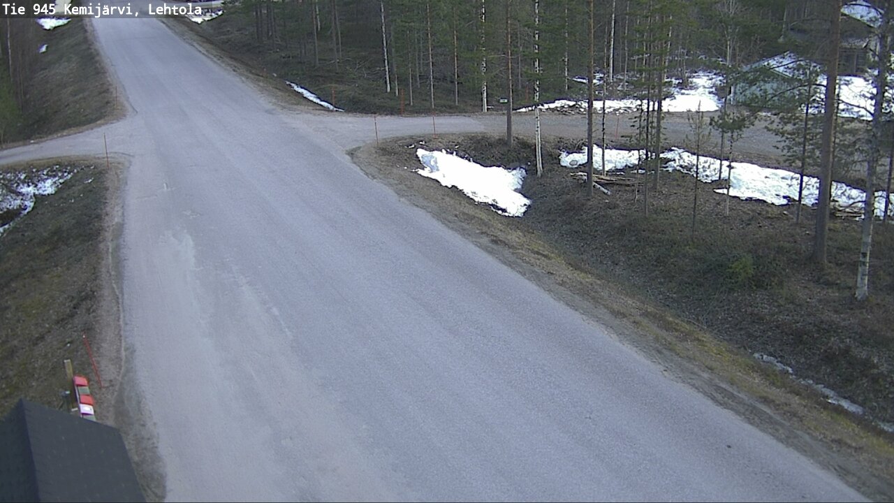 Weather Camera Image Väg 945 Kemijärvi, Lehtola, Kemijärvi, Lappi