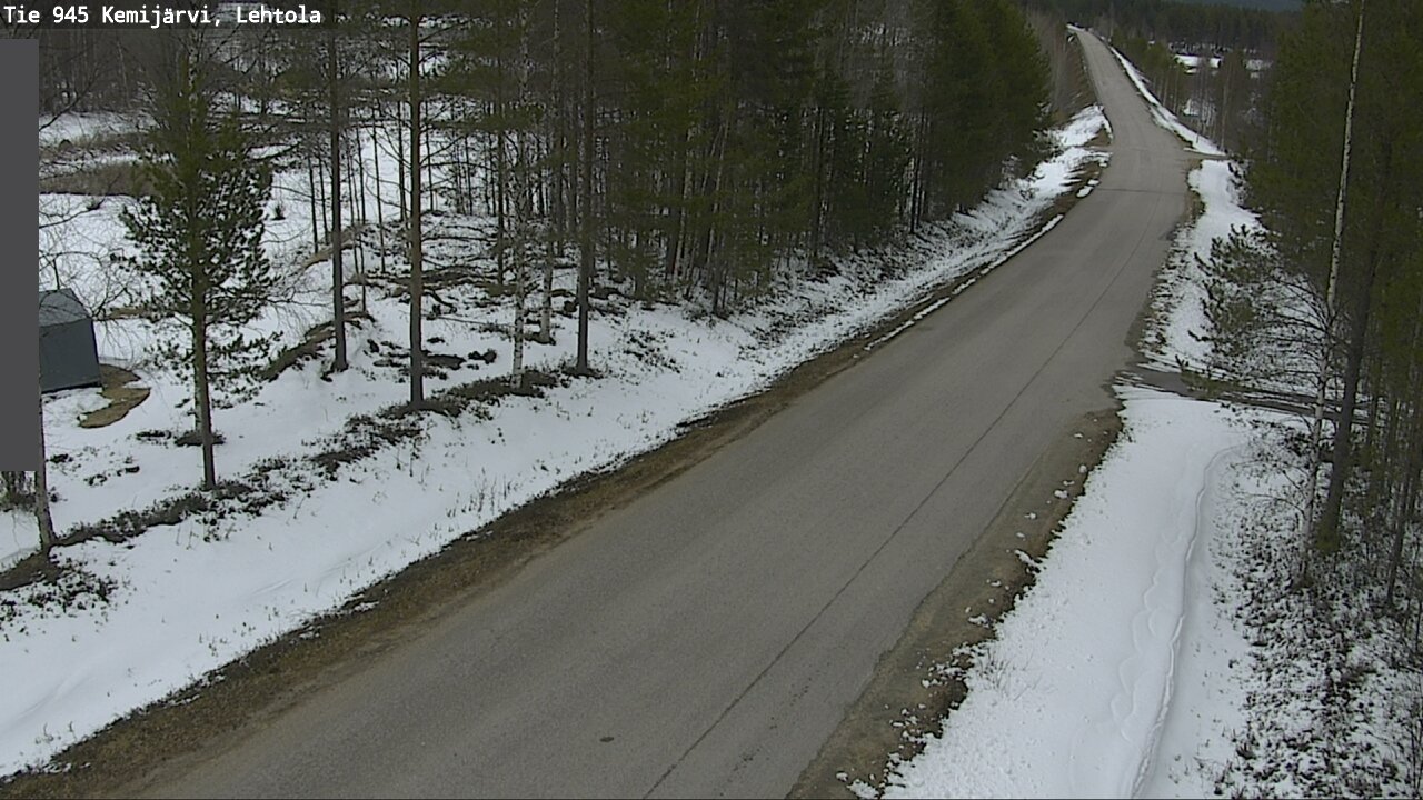 Weather Camera Image Väg 945 Kemijärvi, Lehtola, Kemijärvi, Lappi