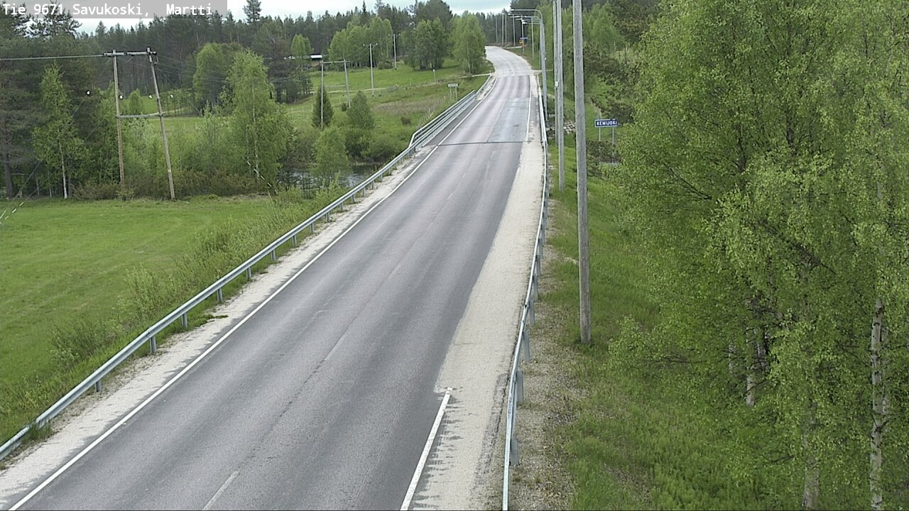 Weather Camera Image Road 9671 Savukoski, Martti, Savukoski, Lappi