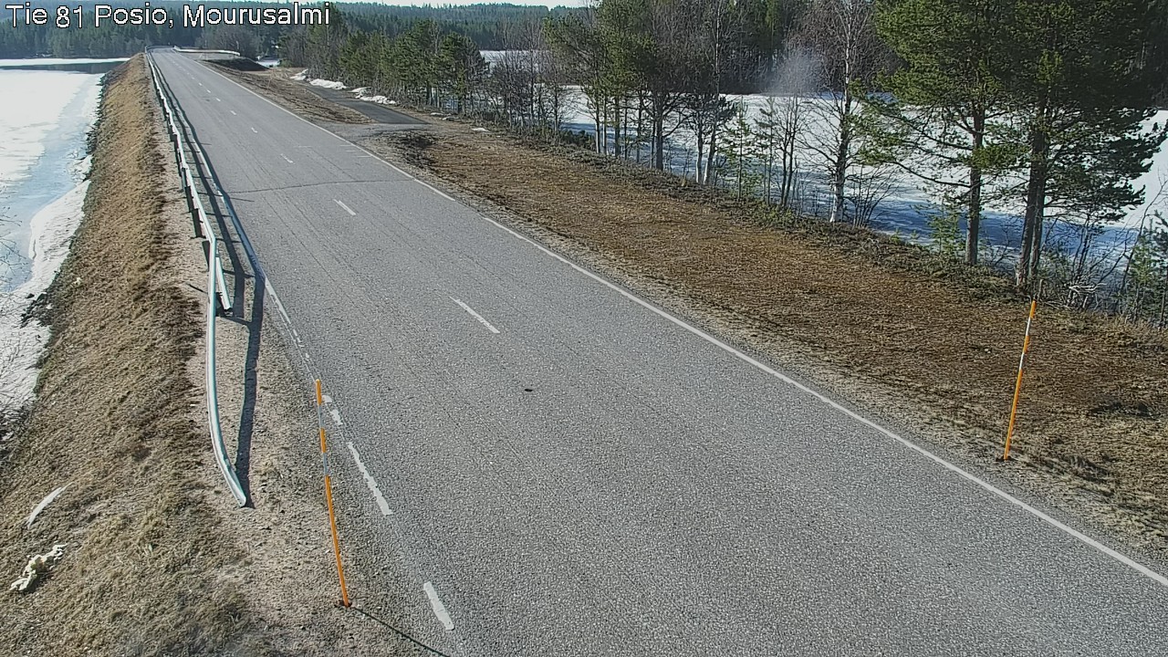 Weather Camera Image Road 81 Posio, Mourusalmi, Posio, Lappi