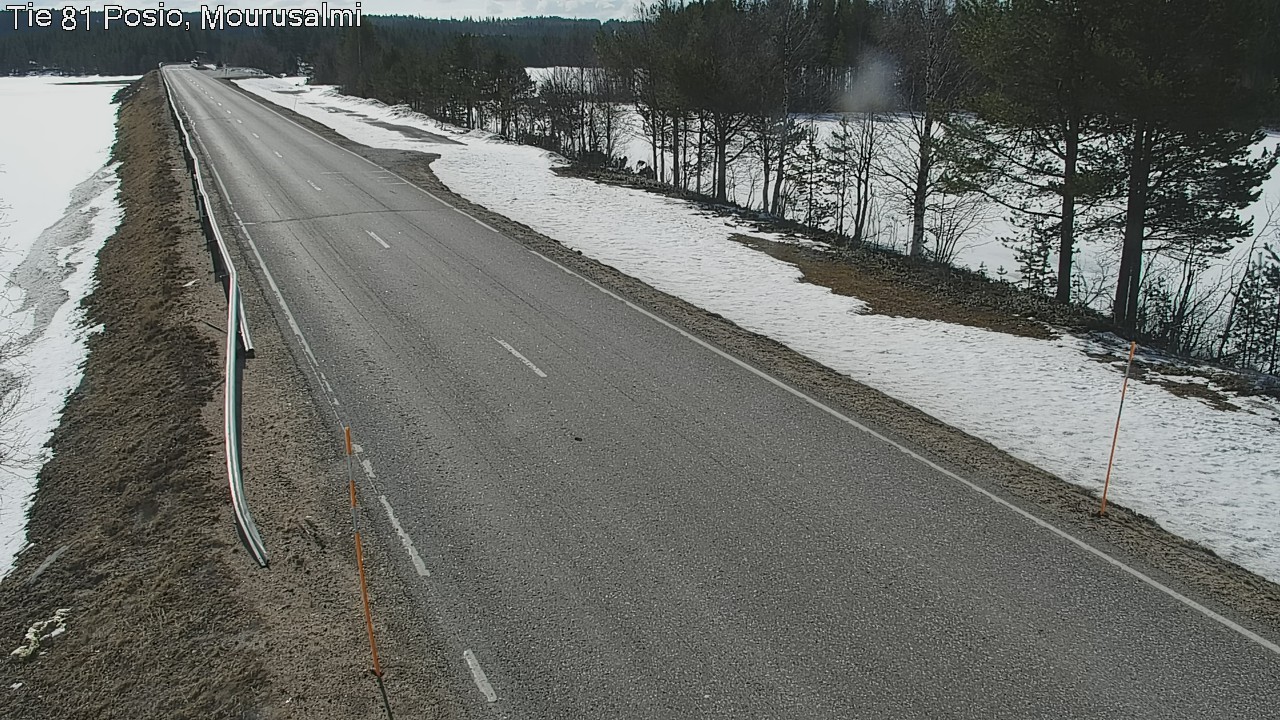 Kelikamerat Kuva Tie 81 Posio, Mourusalmi, Posio, Lappi