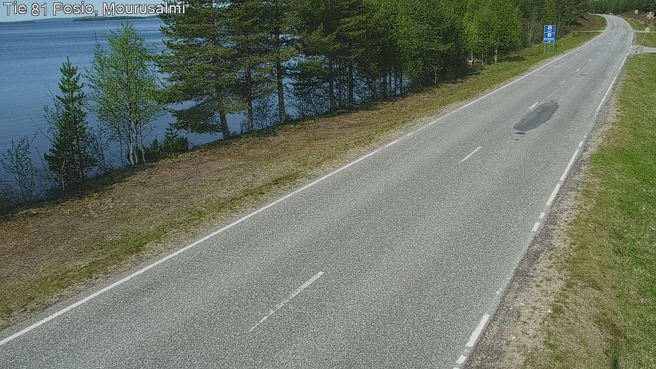 Kelikamerat Kuva Tie 81 Posio, Mourusalmi, Posio, Lappi