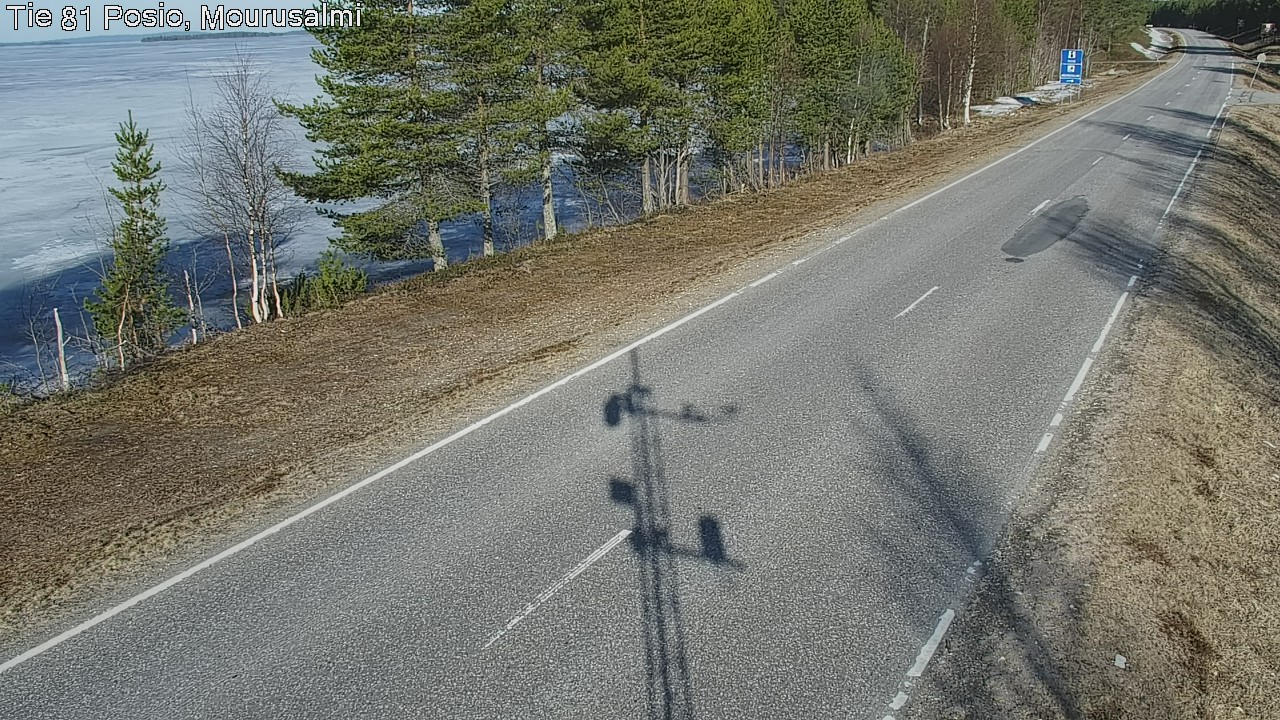 Weather Camera Image Road 81 Posio, Mourusalmi, Posio, Lappi
