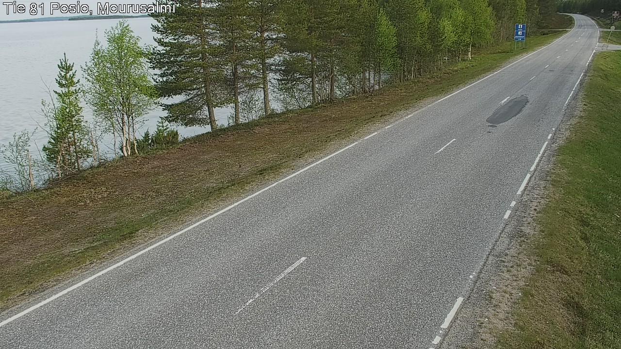 Weather Camera Image Road 81 Posio, Mourusalmi, Posio, Lappi
