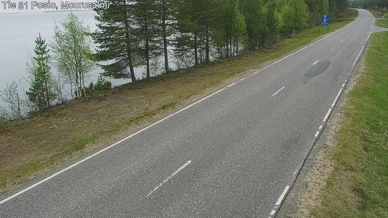 Weather Camera Image Road 81 Posio, Mourusalmi, Posio, Lappi