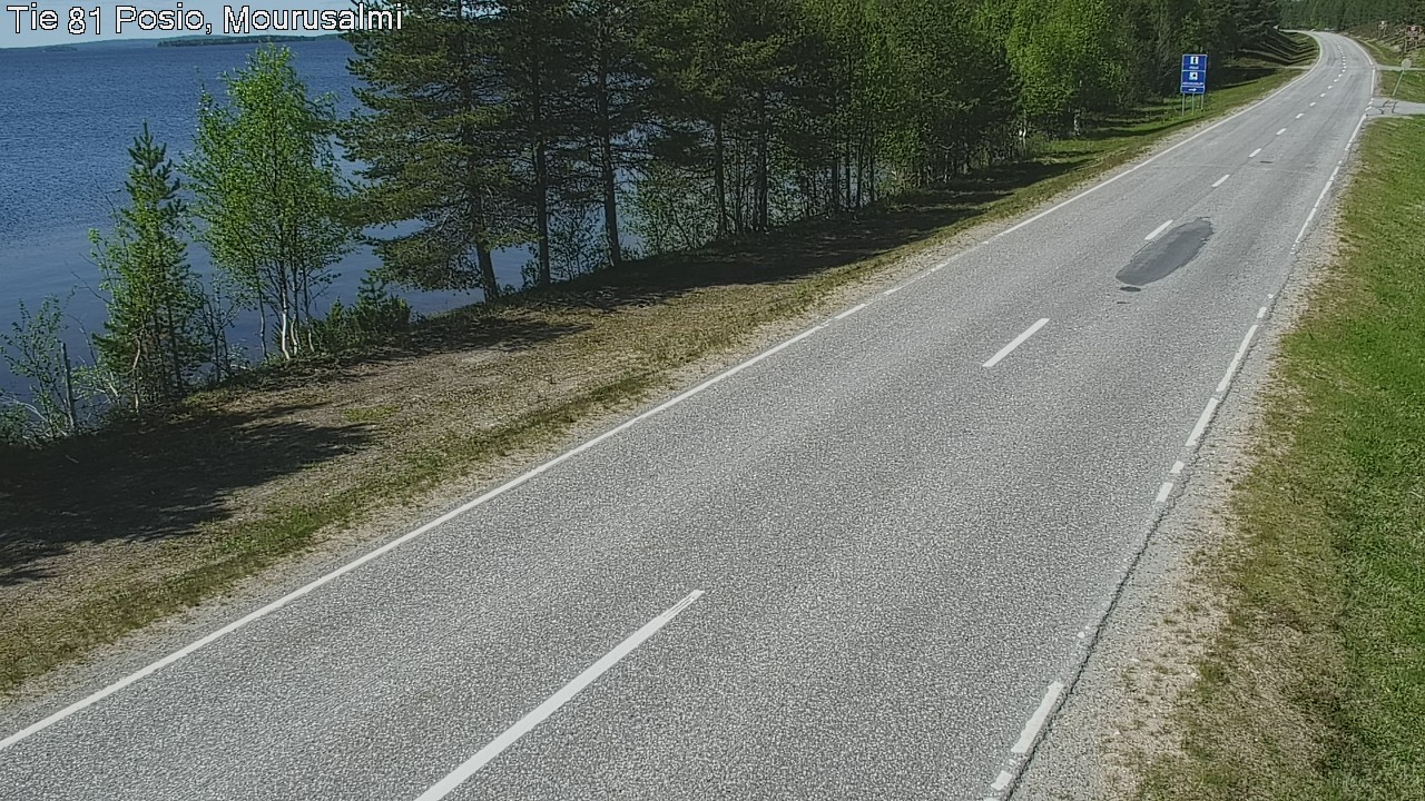 Weather Camera Image Road 81 Posio, Mourusalmi, Posio, Lappi