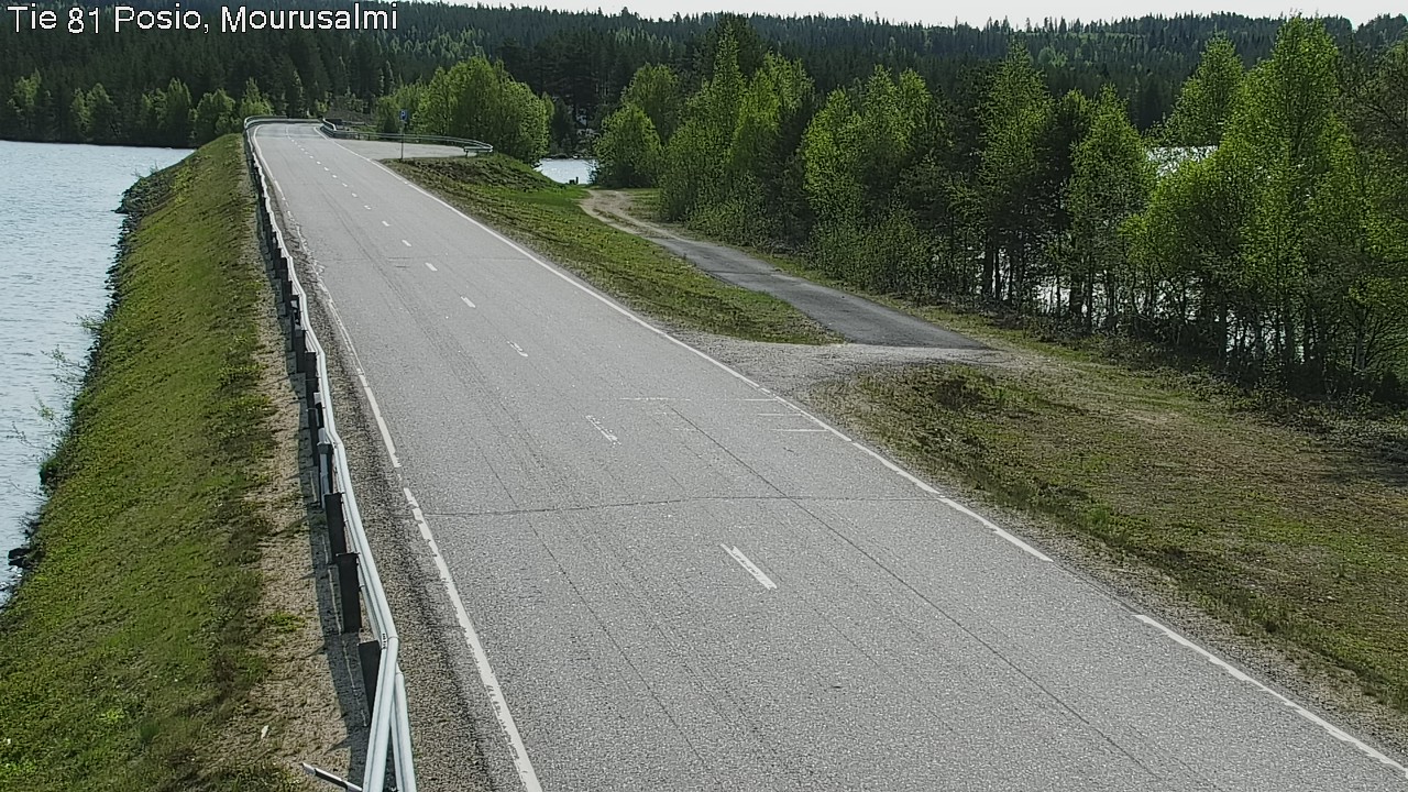 Kelikamerat Kuva Tie 81 Posio, Mourusalmi, Posio, Lappi