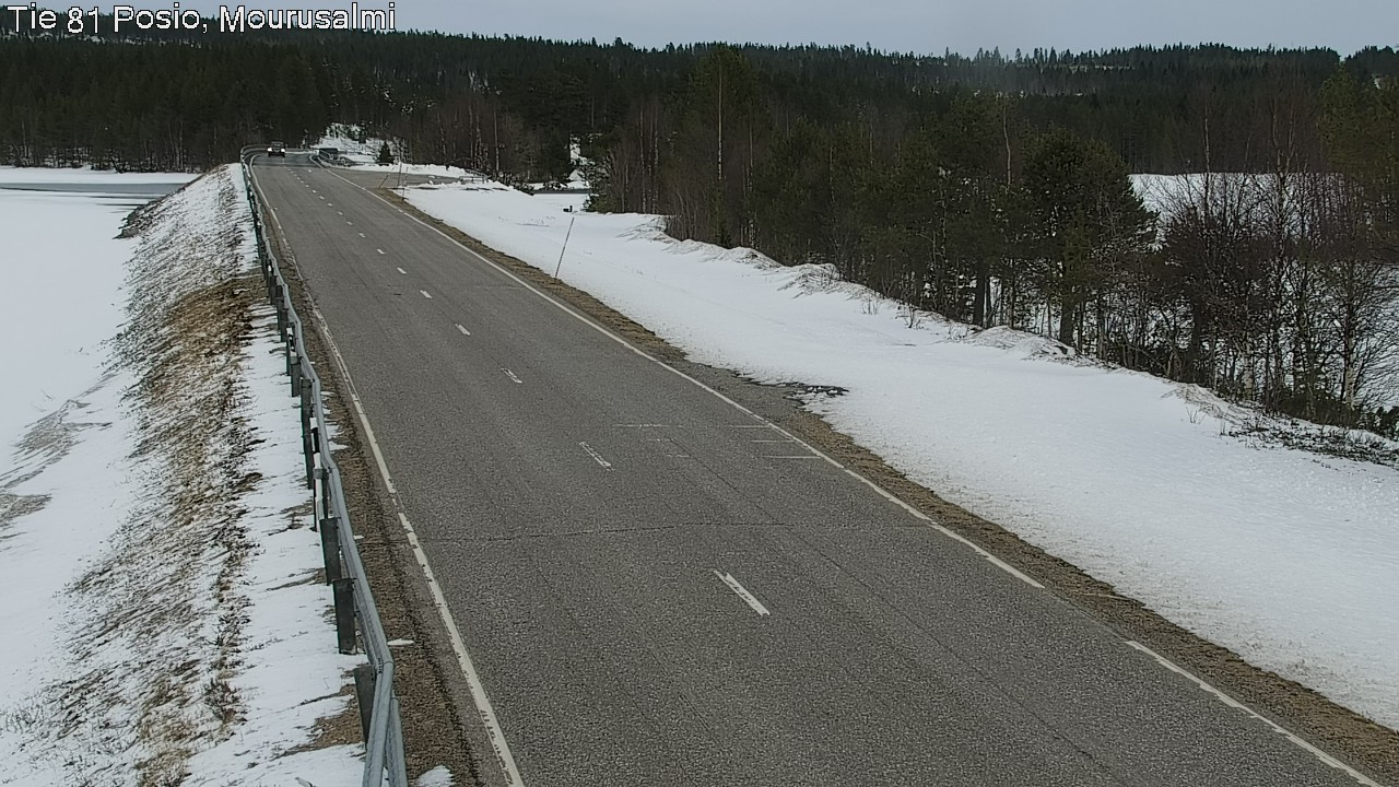 Weather Camera Image Road 81 Posio, Mourusalmi, Posio, Lappi