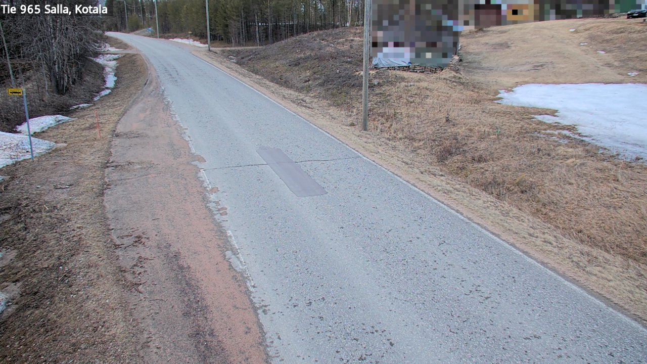 Weather Camera Image Väg 965 Salla, Kotala, Salla, Lappi