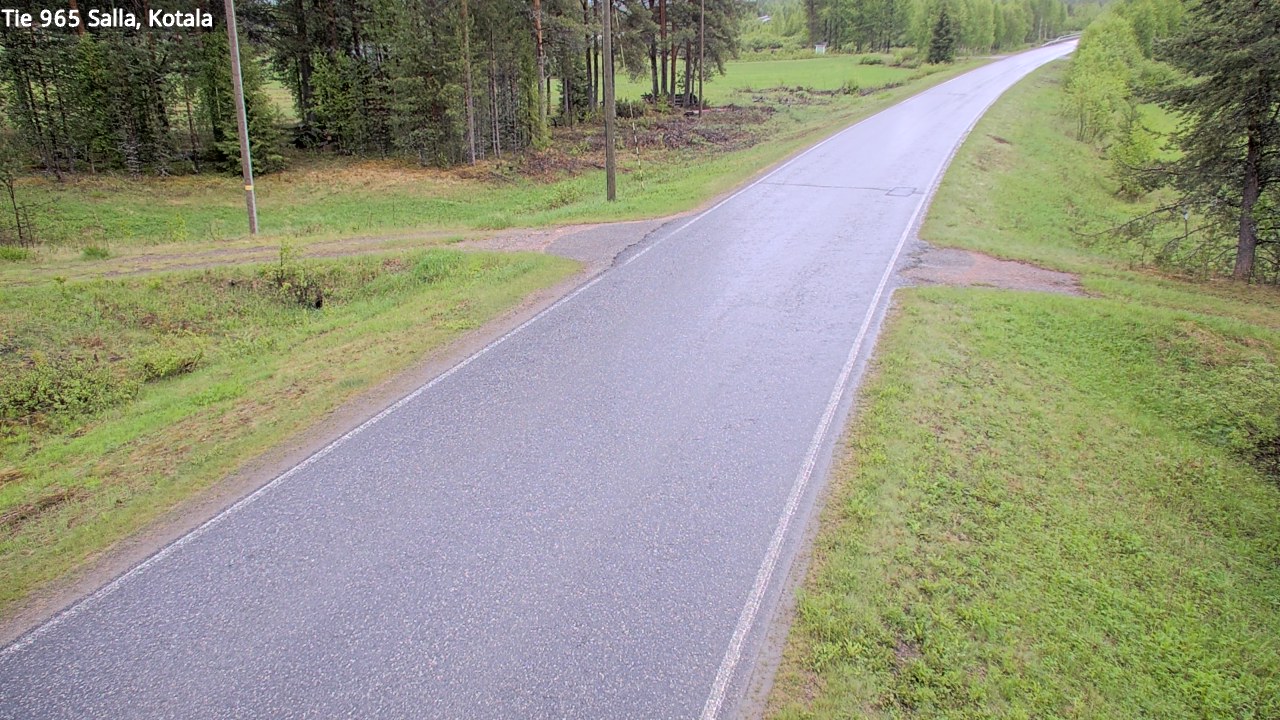 Weather Camera Image Väg 965 Salla, Kotala, Salla, Lappi