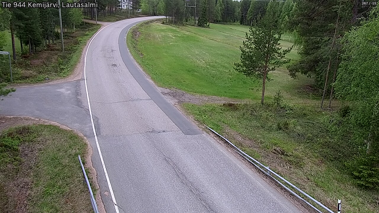 Weather Camera Image Road 944 Kemijärvi, Lautasalmi, Kemijärvi, Lappi