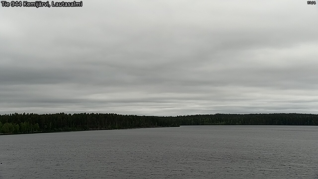 Weather Camera Image Road 944 Kemijärvi, Lautasalmi, Kemijärvi, Lappi