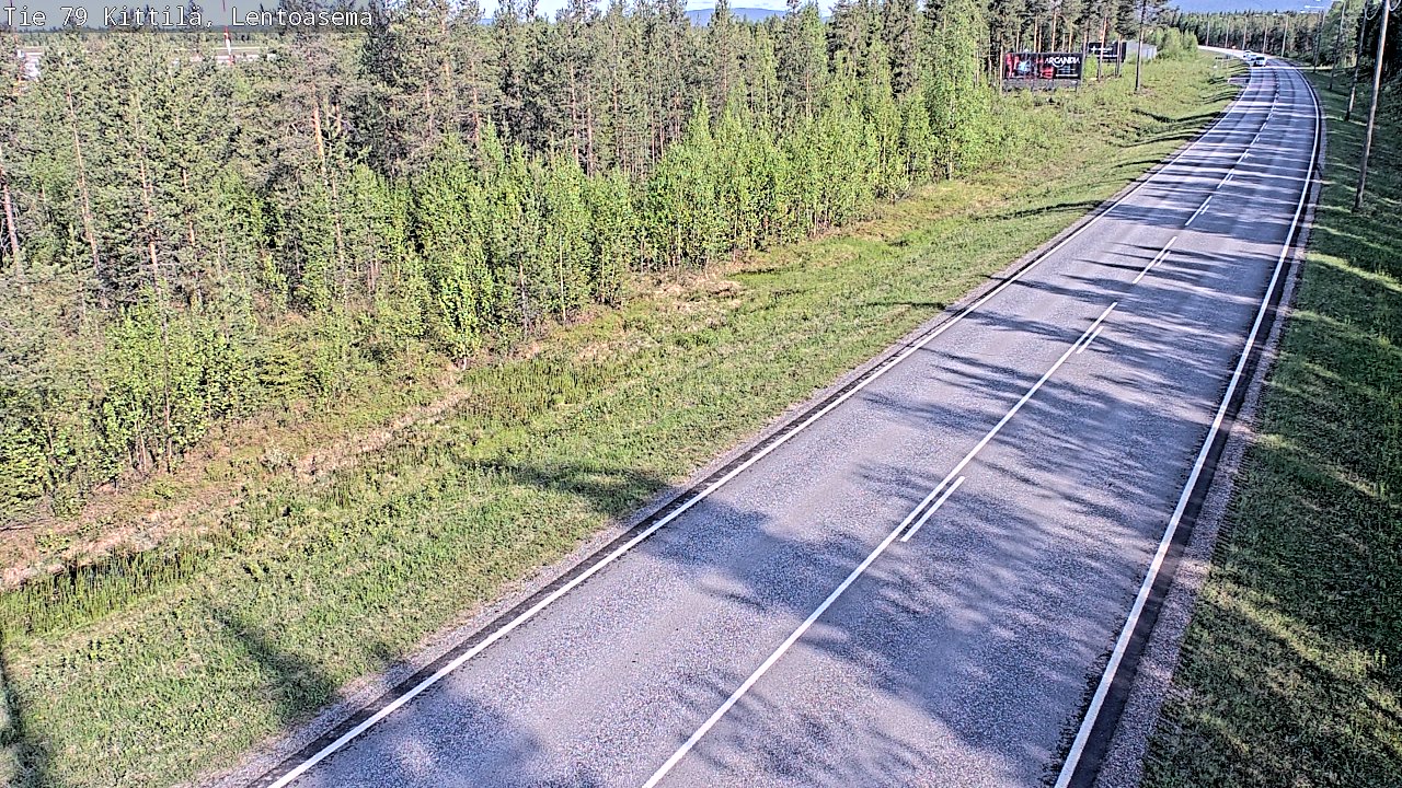 Kelikamerat Kuva Tie 79 Kittilä, Lentoasema, Kittilä, Lappi
