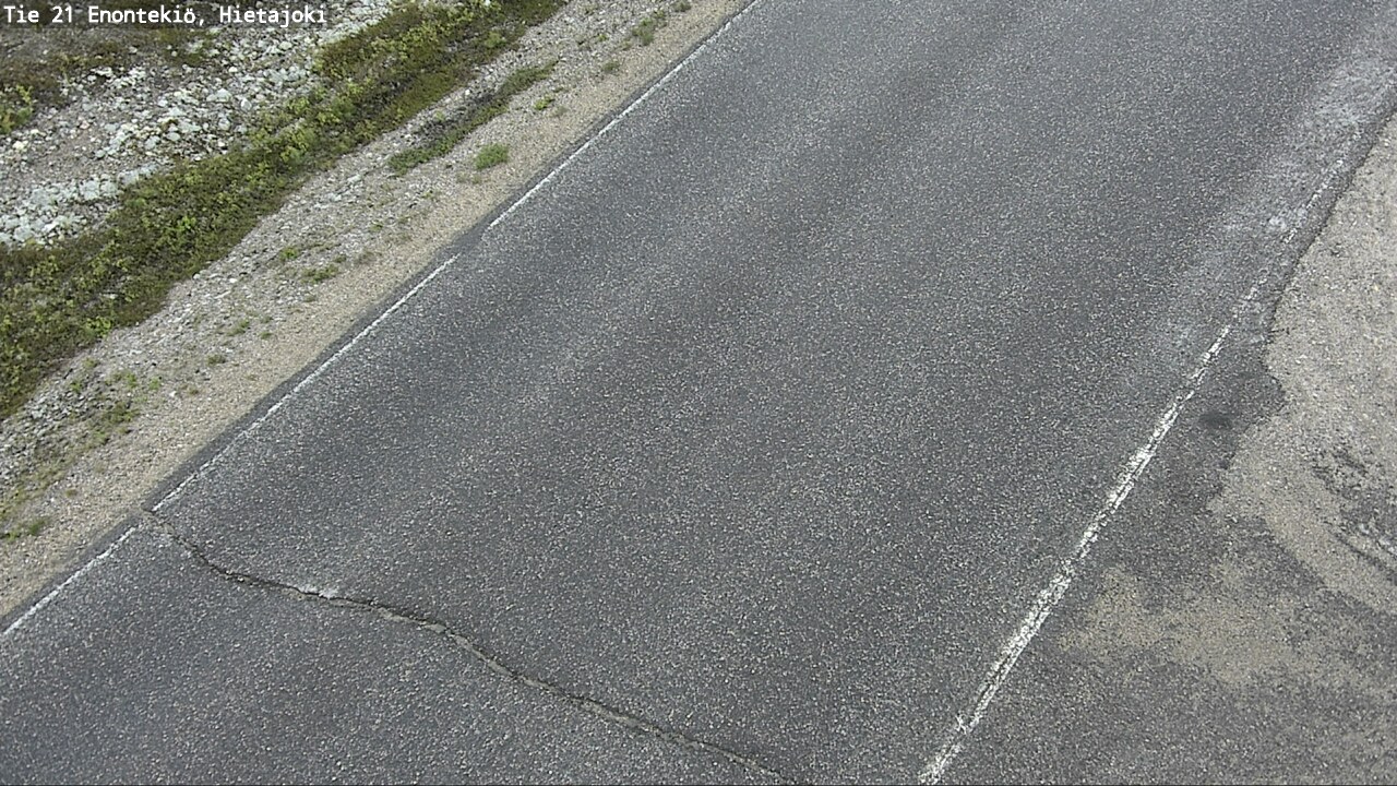 Weather Camera Image Väg 21 Enontekis, Hietajoki, Enontekiö, Lappi