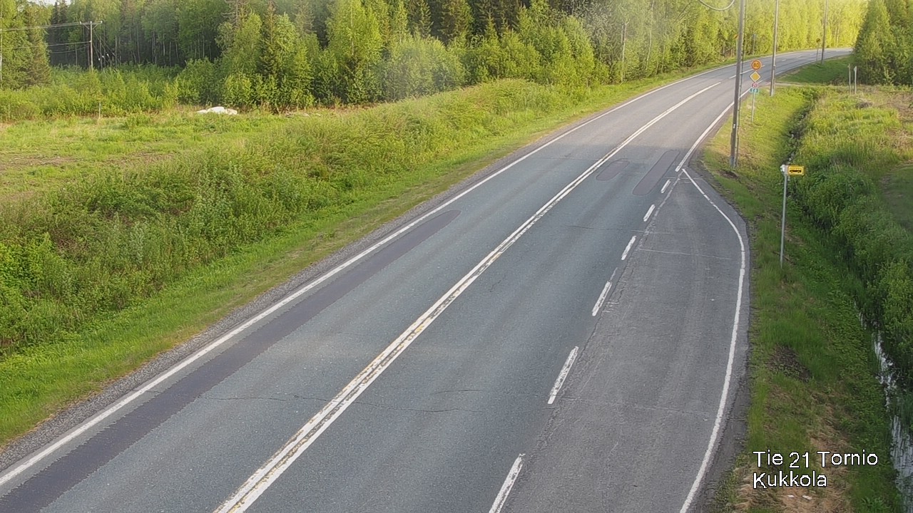 Kelikamerat Kuva Tie 21 Tornio, Kukkola, Tornio, Lappi