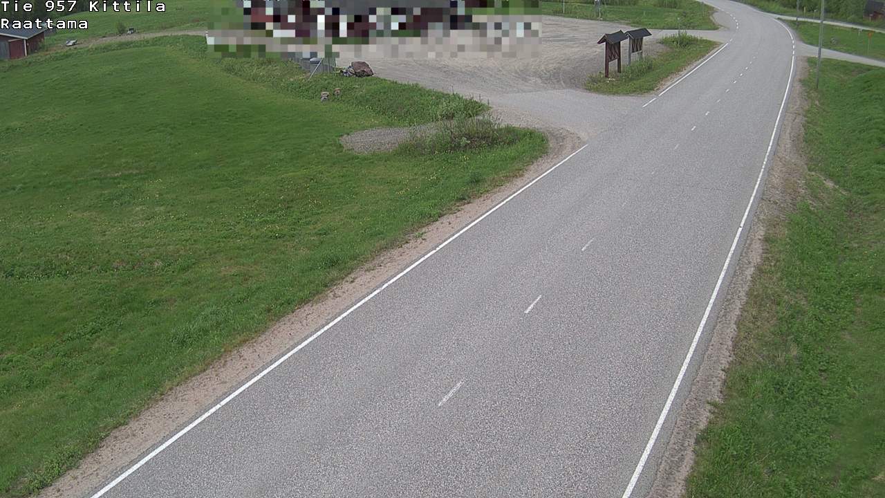 Weather Camera Image Väg 957 Kittilä, Raattama, Kittilä, Lappi